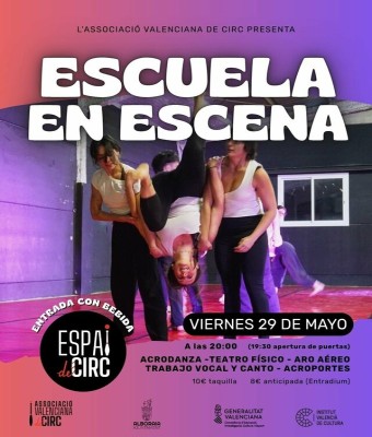 1ª ESCUELA EN ESCENA DEL ESPAI DE CIRC CURSO 25/26 en Valencia/València