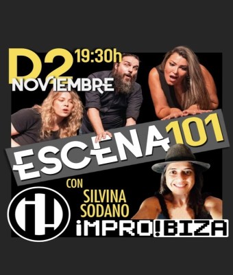 Escena 101 improvisa con Silvia Sodano (Improibiza) en Balears, Illes