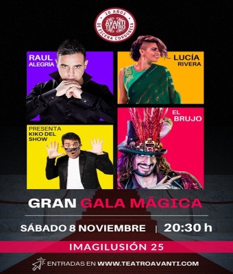 GRAN GALA MAGICA - Sábado 8 Noviembre (20:30 h) Todos los Públicos en Córdoba