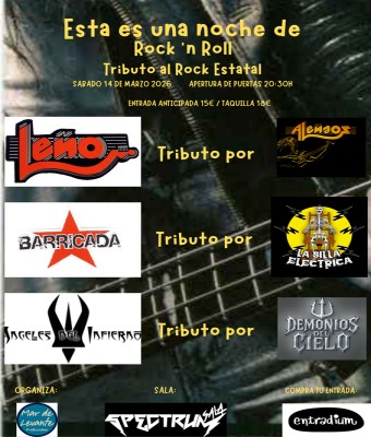 Esta es una noche de Rock 'n Roll (Tributo al rock estatal) en Murcia