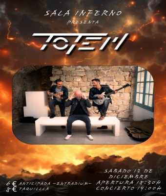TOTEM en sala Inferno en Jaén