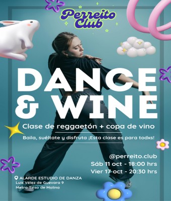 Dance and Wine - Perreito Club: Clase de reggaetón + copa de vino en Madrid