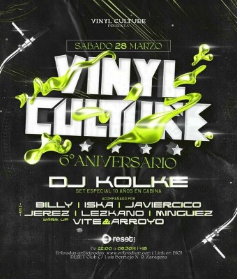 VINYL CULTURE 6º ANIVERSARIO - LORETO GALLEGO en Zaragoza