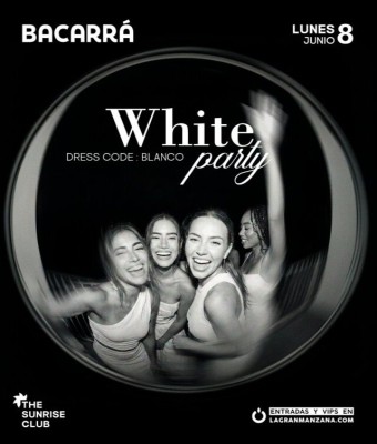 BACARRÁ X WHITE PARTY - 8 DE JUNIO - LUNES en Valencia