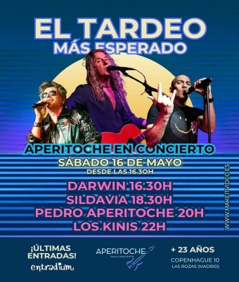 EL TARDEO MÁS ESPERADO: DARWIN + SILDAVIA en Madrid