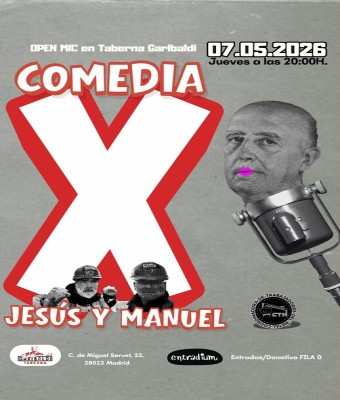 Comedia X Jesús y Manuel «NO a las listas negras» en Madrid