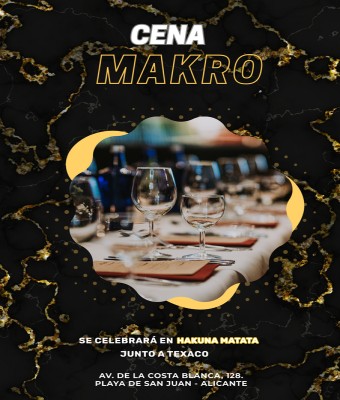 CENA MAKRO  en Alicante/Alacant