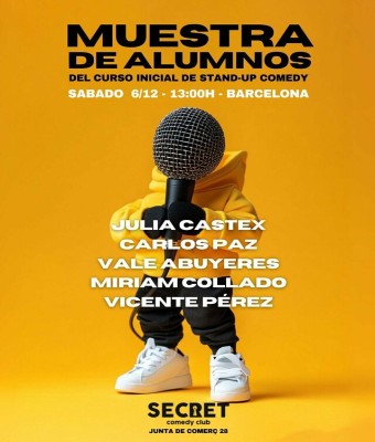 Presentación del taller de Stand up Barcelona