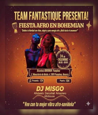 Afro Party Navidad  en Navarra