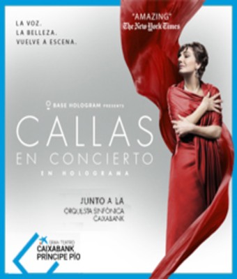 Callas en concierto - En holograma en MADRID