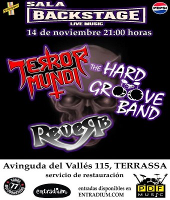 TERROR MUNDI-THE HARD GROOVE BAND-REVERB en Barcelona