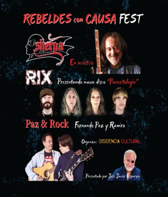 SHERPA, RIX, FERNANDO PAZ Y RAMIRO · REBELDES CON CAUSA FEST en Madrid