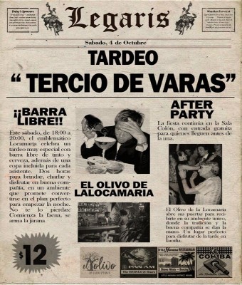 Tardeo “tercio de varas” en Granada