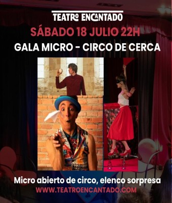 Gala micro abierto - Circo de Cerca en Madrid