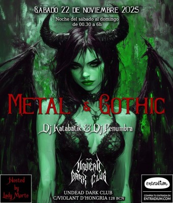 Sábado de METAL & GOTH en Barcelona