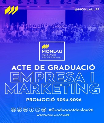 Graduación de Empresa y Marketing e Informática 2026 en Barcelona