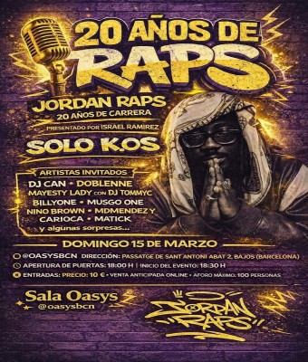 20 AÑOS DE RAPS  en Barcelona