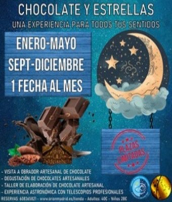 Chocolate y estrellas en SAN MARTIN DE VALDEIGLESIAS
