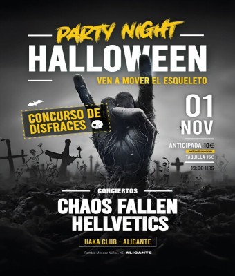 Halloween Party Night en Alicante/Alacant
