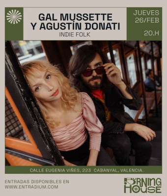  Gal Mussette y Agustín Donati en Valencia/València