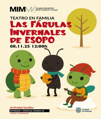 TEATRO EN FAMILIA, "Las Fábulas Invernales de ESOPO" en Málaga
