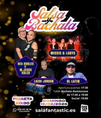 Domingos Bachata&Salsa con Bea Robles en Valencia