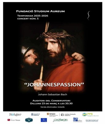Fundació Studium Aureum, concert nº5, Johannespassion, J.S. Bach en Balears, Illes