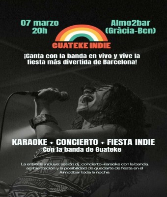 Guateke indie en Barcelona