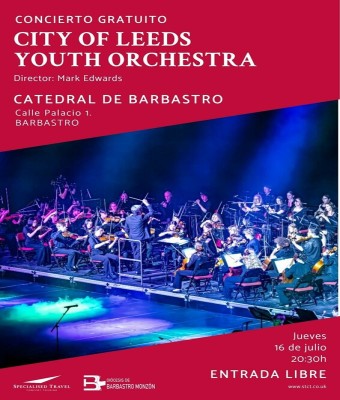Concierto Gratuito  CITY OF LEEDS YOUTH ORCHESTRA  Barbastro en Huesca