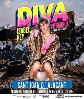 ISABEL REY: DIVA DE BARRIO 22:30h en Alicante