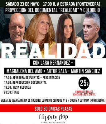 PROYECCIÓN DEL DOCUMENTAL REALIDAD Y MESA REDONDA EN A ESTRADA (PONTEVEDRA)