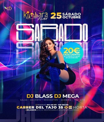 KIMBARA DLAX · SÁBADO 25 OCT en Barcelona
