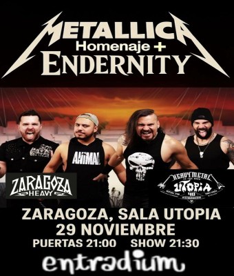 Metallica homenaje + Endernity en Zaragoza - Utopia