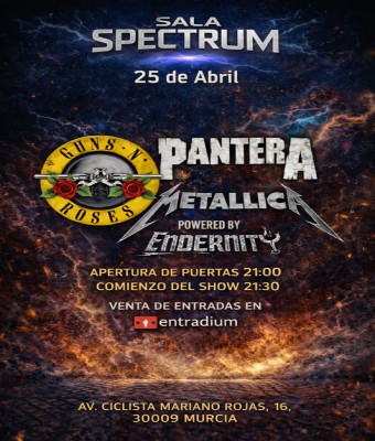 Metallica + Guns and Roses + Pantera en Murcia Spectrum en Granada