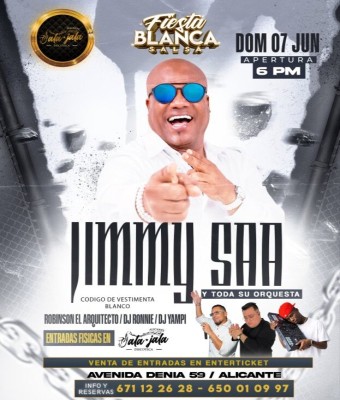 Fiesta Blanca Con Jimmy Saa en Alicante