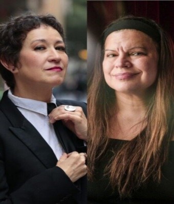 Sandra Rehder i Elbi Olalla en Barcelona