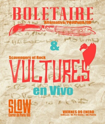 Boletaire & Vultures en vivo en Barcelona