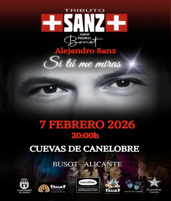 Tributo Sanz-Un concierto único en un escenario irrepetible  en Alicante/Alacant