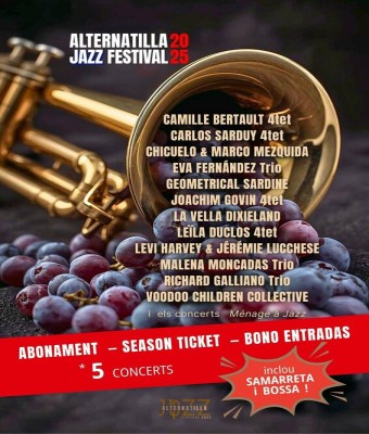 Alternatilla Jazz Fest 25 - ABONAMENTS 5 CONCERTS en Balears, Illes