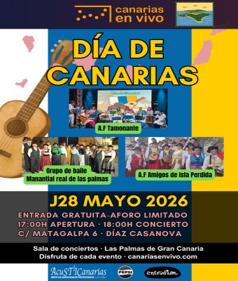 DÍA DE CANARIAS EN CANARIAS EN VIVO - CONCIERTO EN LAS PALMAS en Palmas, Las