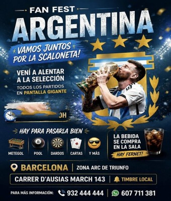 Argentina vs Austria  en Barcelona
