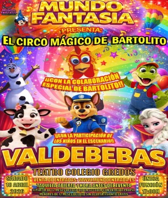 EL CIRCO MÁGICO DE BARTOLITO EN VALDEBEBAS en Madrid