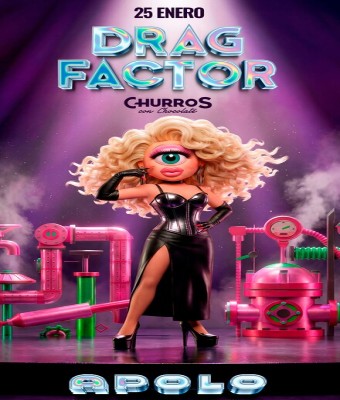Churros con Chocolate - Drag Factor con NEHELLENIA (Drag Race Italia + RuPaul's DR All Stars) en Barcelona