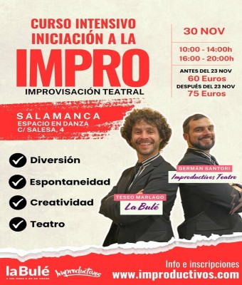 Intensivo de Iniciación a la Impro  en Salamanca