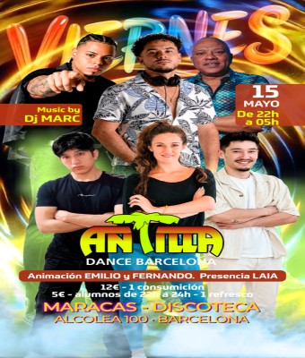 ANTILLA SALSA BARCELONA - VIERNES 15 MAY26