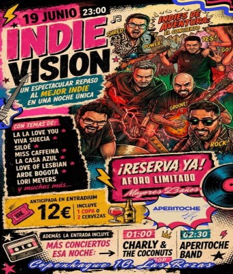 INDIEVISION éxitos INDIE en Madrid