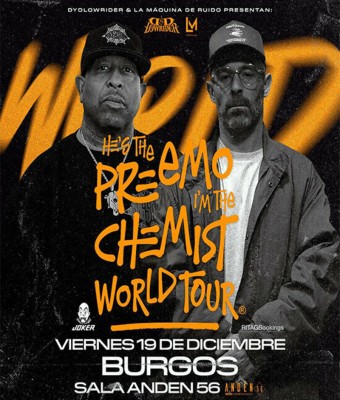 Entradas con descuento para DJ Premier y The Alchemist en Burgos