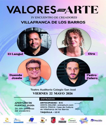 IV Encuentro Valores con Arte - El Langui, Cira, Pedro Calero y Duende Josele en Badajoz