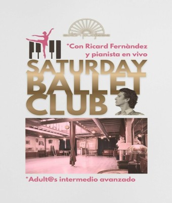 Saturday Ballet Club: Clase especial con Ricard Fernàndez y pianista en vivo. en Barcelona