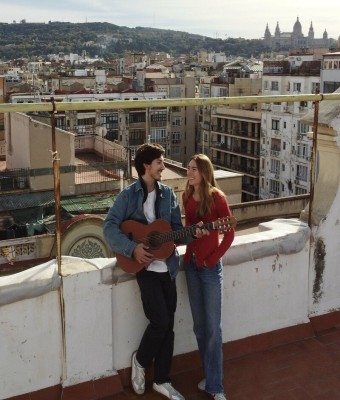 Lucas y Kendall en Cova de Llops en Barcelona